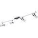 Trillo 4 Light 120V White and Black Track Light Ceiling Light