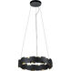 Altagracia LED 24.17 inch Black and Gold Pendant Ceiling Light