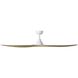 Surfline 60 inch White with Coastal Oak Blades Ceiling Fan