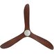 Westerly 72 inch Brushed Nickel with Acacia Blades Ceiling Fan