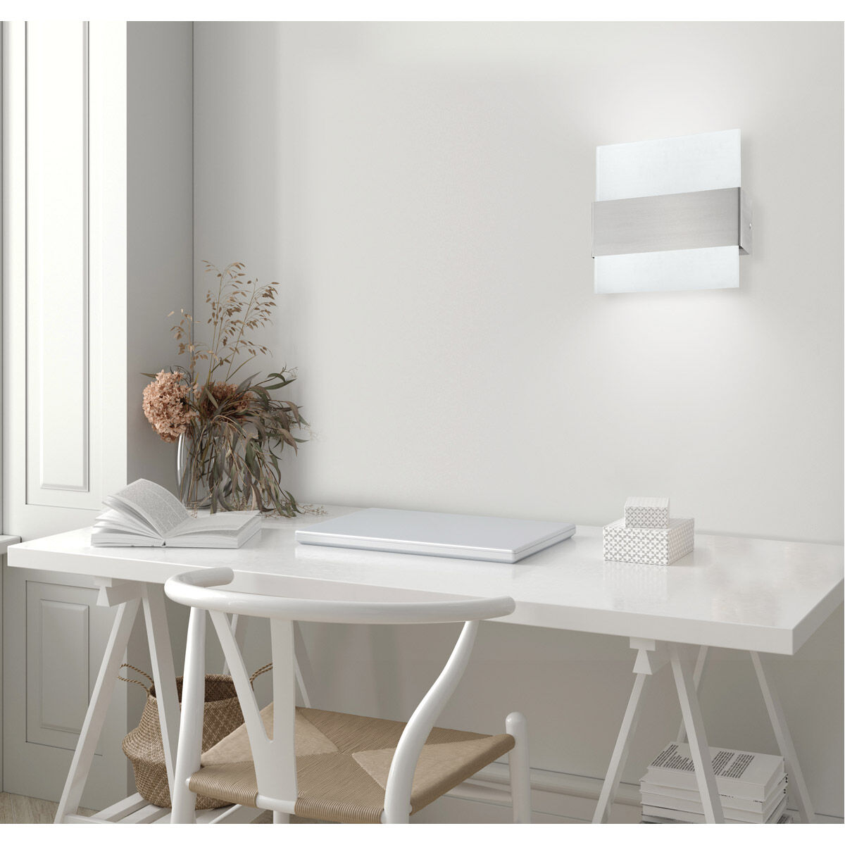 Nikita LED LED 8.82 inch Matte Nickel ADA Wall Sconce Wall Light