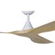 Surfline 60 inch White with Coastal Oak Blades Ceiling Fan