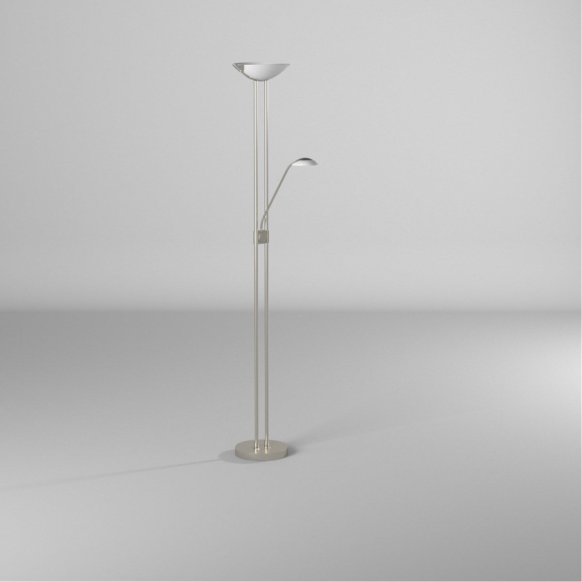 Baya 1 70.86 inch 20 watt Matte Nickel Floor Lamp Portable Light