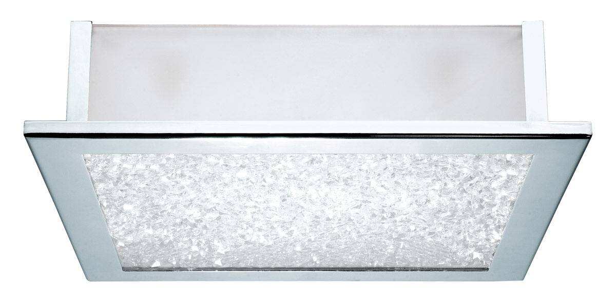 Eglo 92714A Auriga Crystal 5 Light 15 inch Chrome Ceiling Light