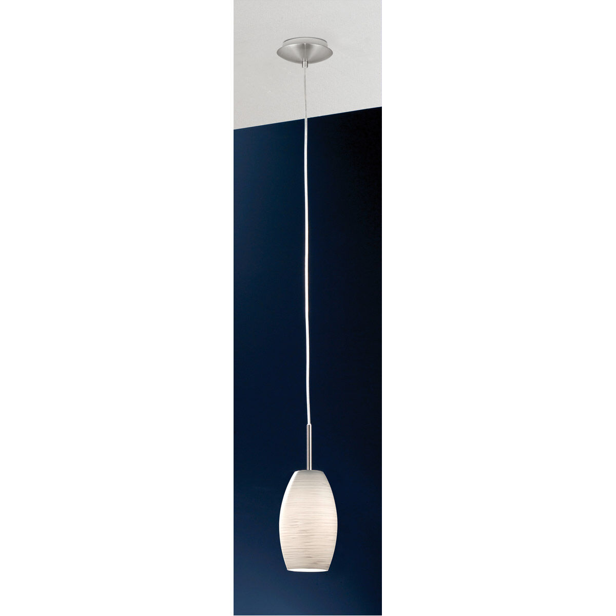 Batista 1 1 Light 4.75 inch Matte Nickel Mini Pendant Ceiling Light