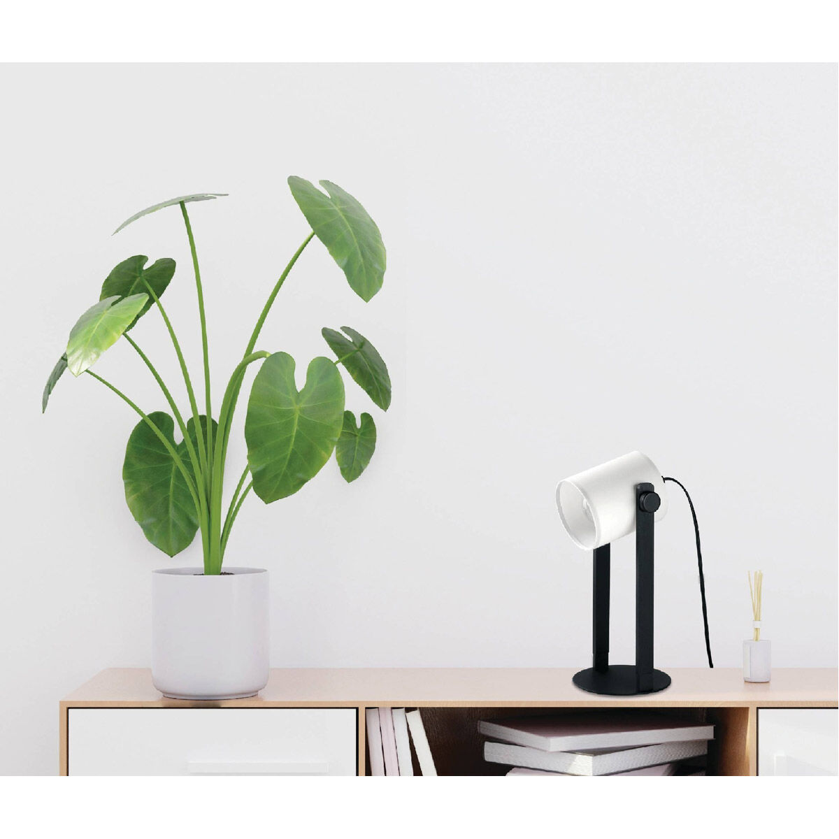 Burbank 16.93 inch Black Table Lamp Portable Light