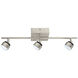 Armento 1 3 Light 120 Matte Nickel Track Light Ceiling Light