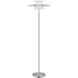 Brenda 57 inch Satin Nickel Floor Lamp Portable Light