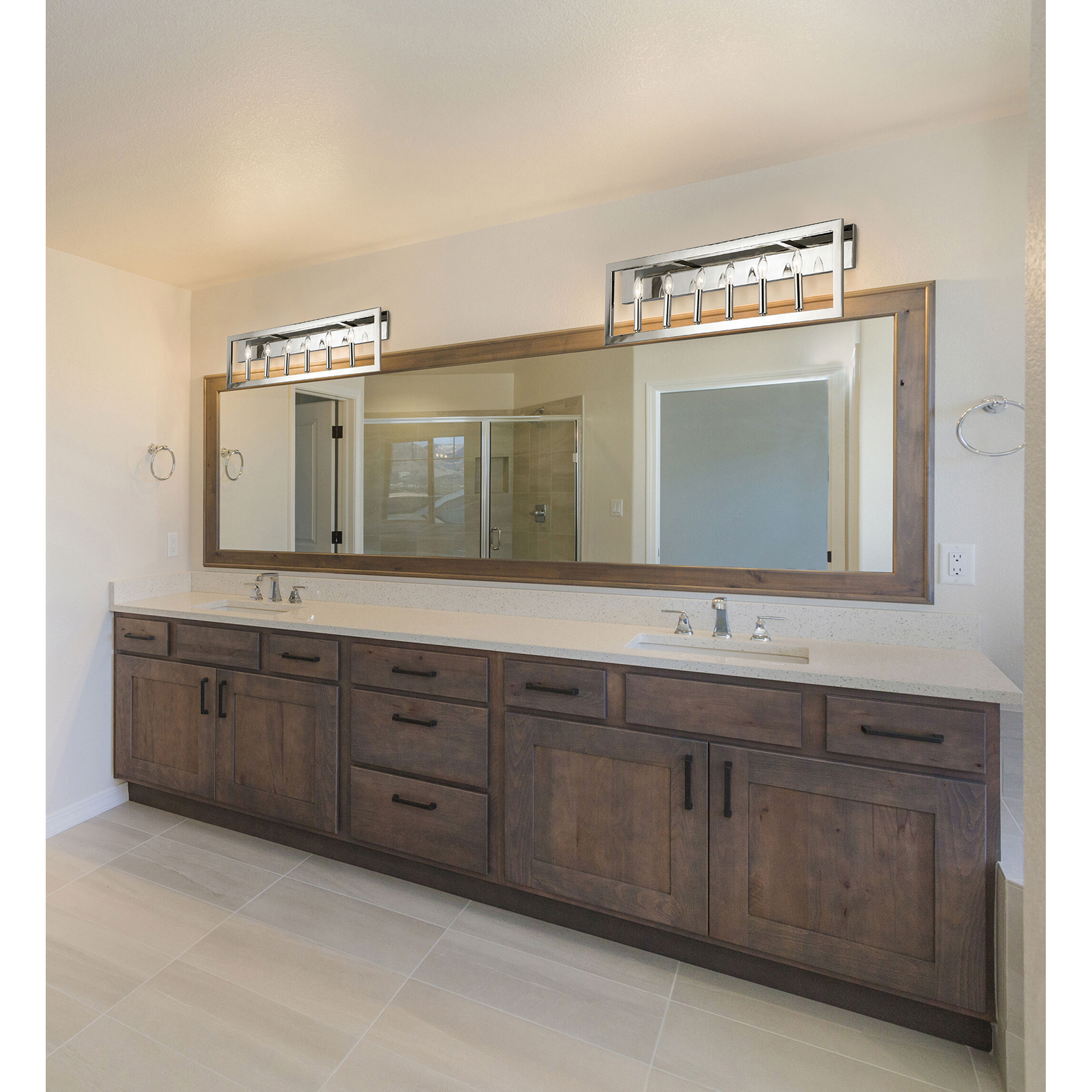 Jordan 6 Light 37.5 inch Satin Nickel Bath Vanity Wall Light