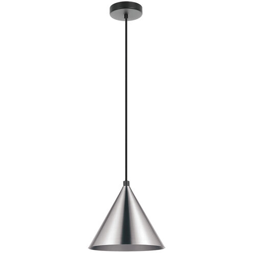 Narices 1 Light 9 inch Structured Black Mini Pendant Ceiling Light