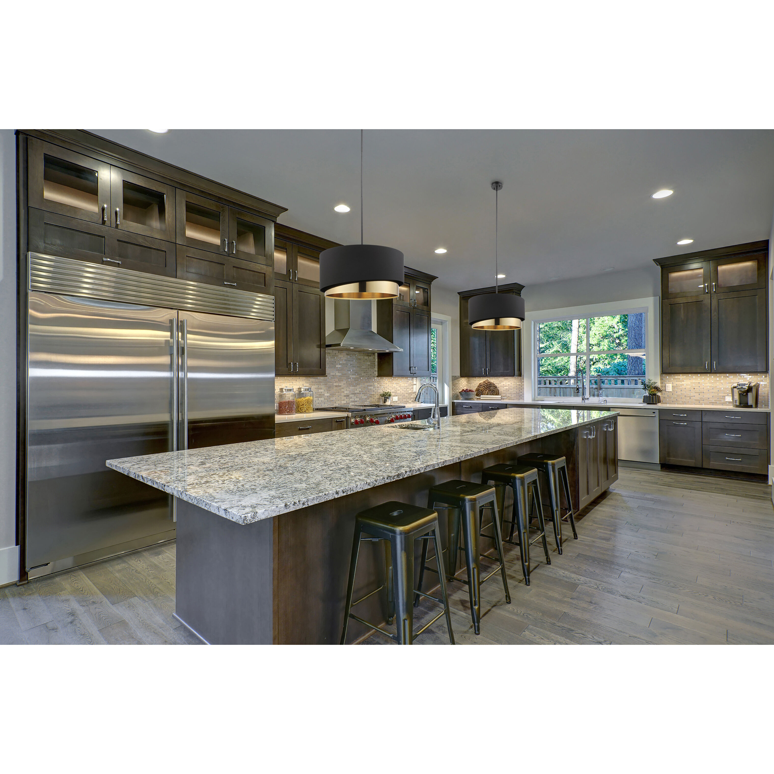 Manderline 1 Light 15.75 inch Black Pendant Ceiling Light