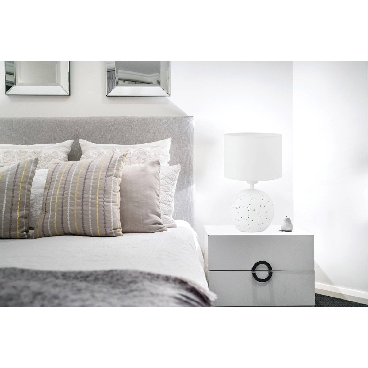 Montalbano 15.12 inch 60.00 watt White Table Lamp Portable Light