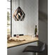 Carlton 1 Light 12.2 inch Matte Black and Copper Pendant Ceiling Light