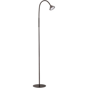 Ormond 55 inch 6.00 watt Metallic Grey Floor Lamp Portable Light