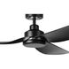 Arlington 56 inch Black Ceiling Fan