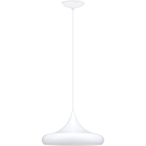 Coretto 1 Light 15.75 inch Glossy White Pendant Ceiling Light