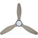 Tirol 60 inch Black with Driftwood Blades Ceiling Fan