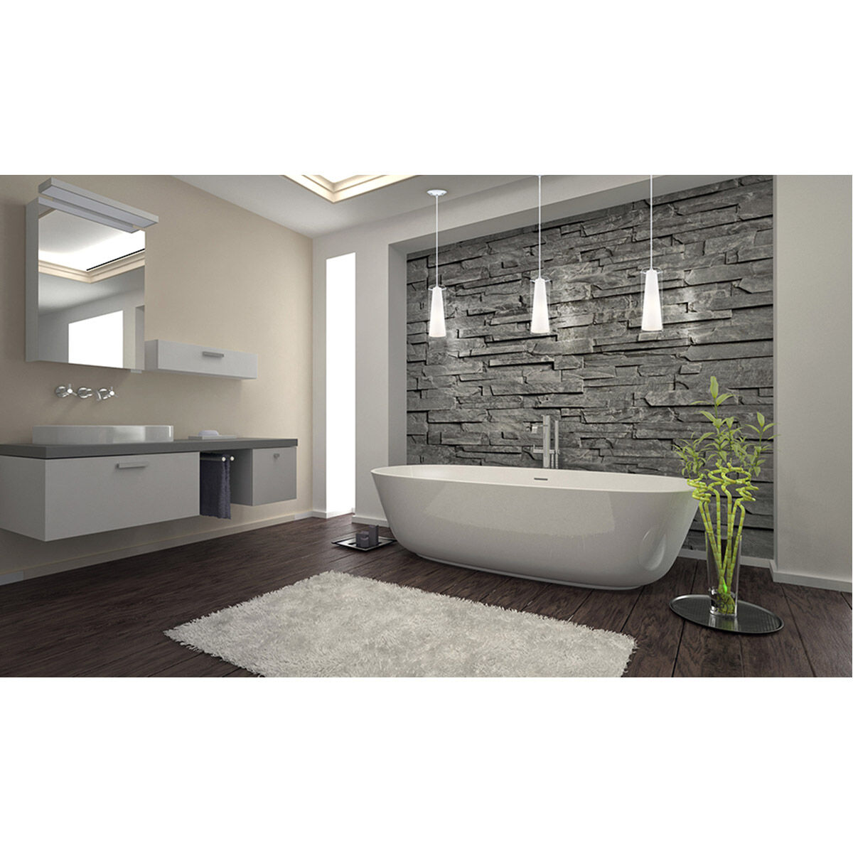 Pinto 1 Light 4.72 inch Chrome Mini Pendant Ceiling Light