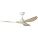 Surfline 52 inch White with Coastal Oak Blades Ceiling Fan