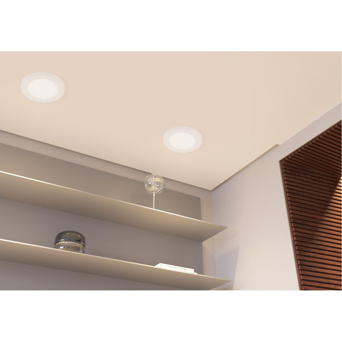 Trago 5 LED 5.31 inch White Flush Mount Ceiling Light, Wall Mountable