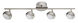 Lombes I 4 Light 120V Matte Nickel Ceiling Track Light Ceiling Light