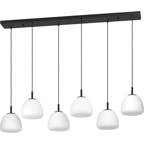 Balmes 6 Light 12.6 inch Black Pendant Ceiling Light