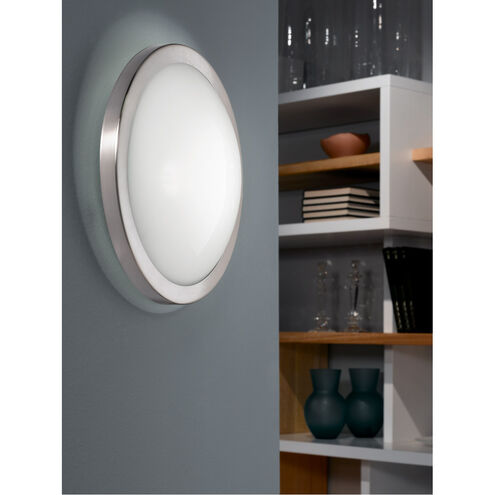 Arezzo 1 Light 11 inch Matte Nickel Wall Light