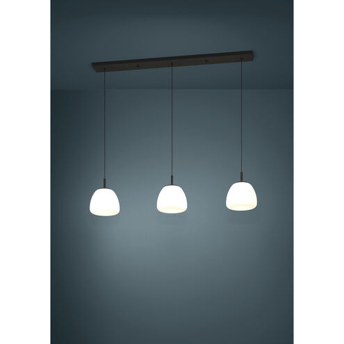 Balmes 3 Light 8.66 inch Black Pendant Ceiling Light
