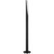 Barbotto 54 inch 10.00 watt Black and Silver Floor Lamp Portable Light