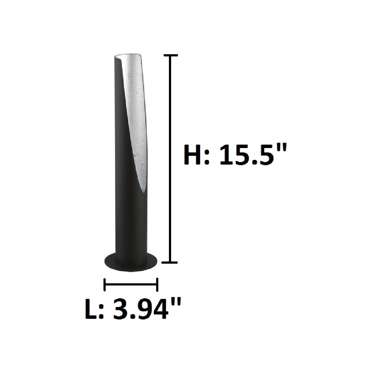 Barbotto 15.5 inch 10.00 watt Black Table Lamp Portable Light