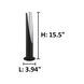 Barbotto 16 inch 10.00 watt Black Table Lamp Portable Light