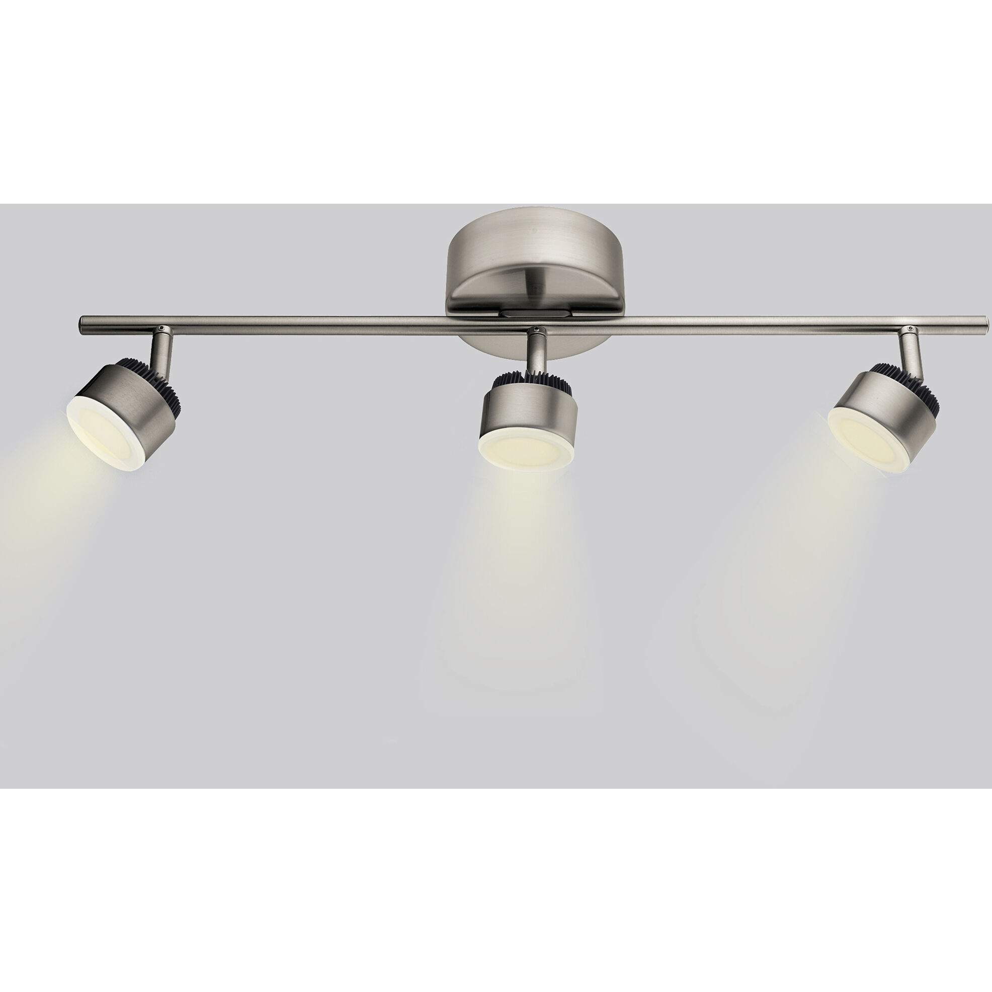 Armento 1 3 Light 120 Matte Nickel Track Light Ceiling Light