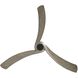 Williwaw 72 inch Black with Driftwood Blades Ceiling Fan