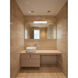 Tomero LED 24 inch Brushed Gold Bath Vanity Wall Light 