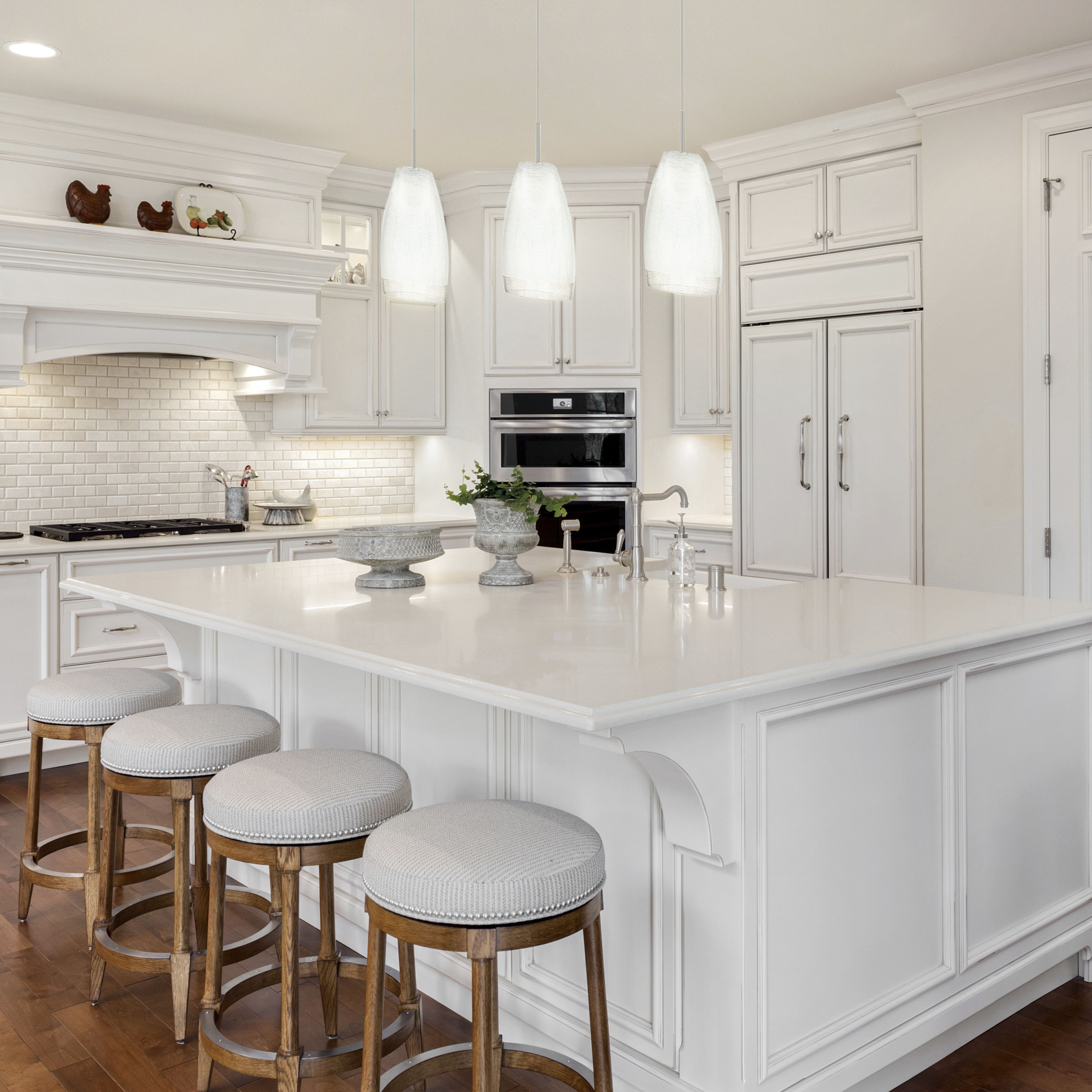 Crash 3 Light 28 inch Matte Nickel Kitchen Island Pendant Ceiling Light