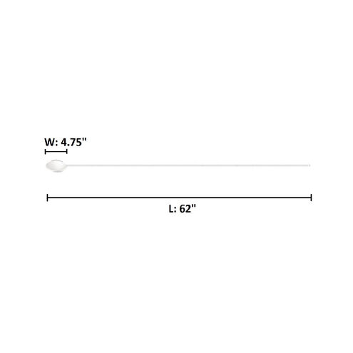 Accessories White Electrical Box Extension, 62 inch Total (Various Extension Sizes)