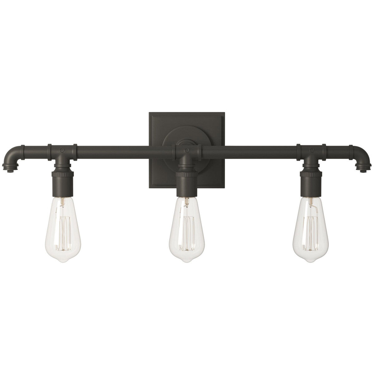 Wymer 3 Light 23.11 inch Zinc Bath Vanity Wall Light