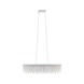 Antelao LED 45.25 inch Chrome Linear Chandelier Ceiling Light