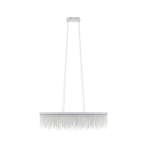 Antelao LED 45.25 inch Chrome Linear Chandelier Ceiling Light