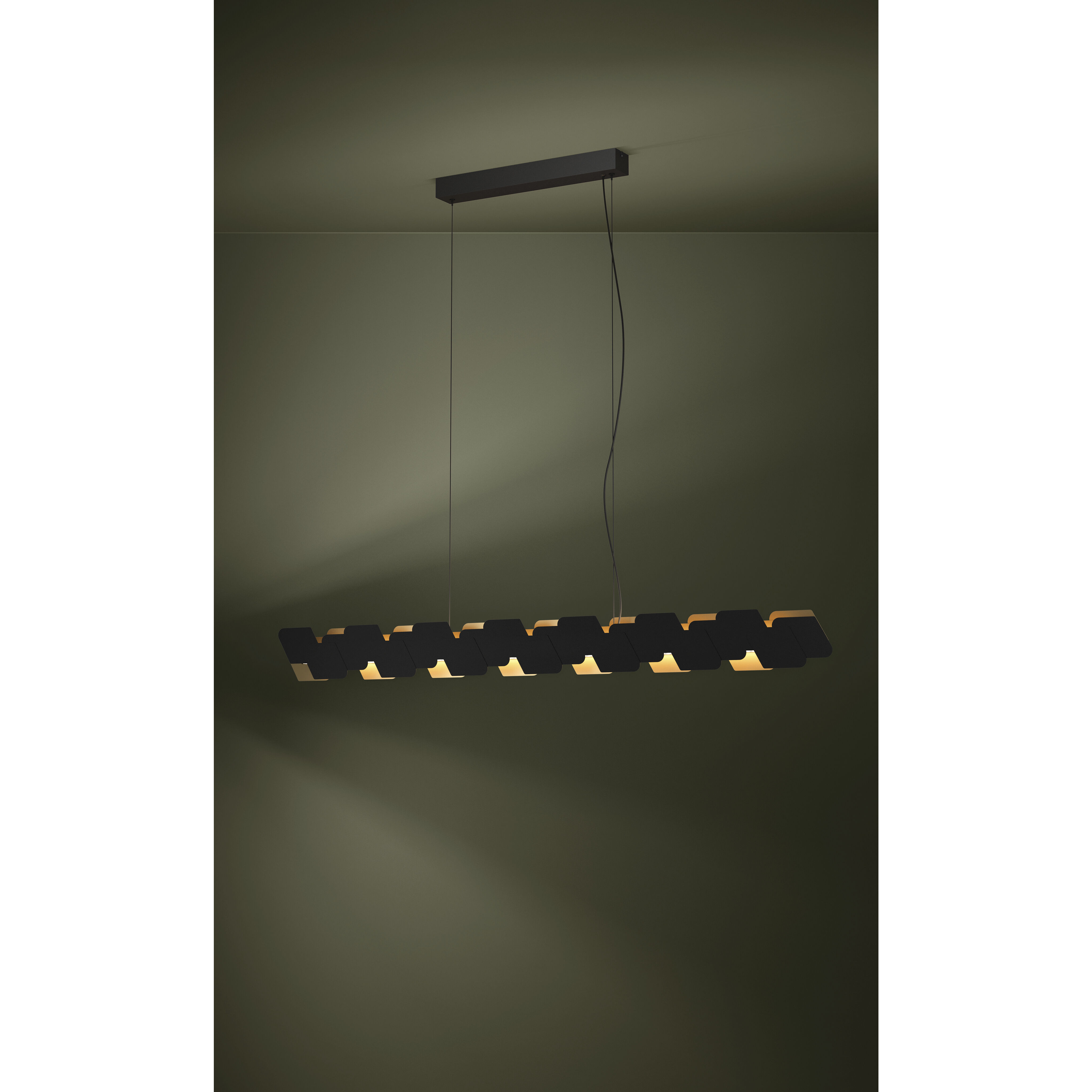 Altagracia LED 2.68 inch Black and Gold Pendant Ceiling Light