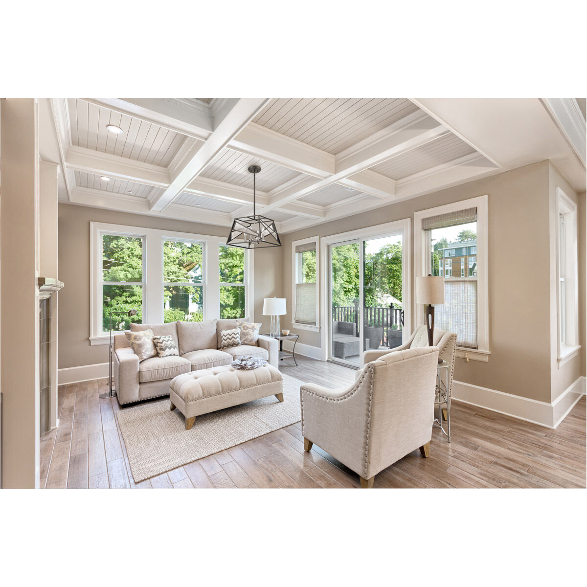 Corrietes 4 Light 16.14 inch Matte Black Pendant Ceiling Light