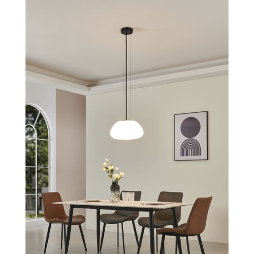 Balmes 1 Light 16.34 inch Black Pendant Ceiling Light