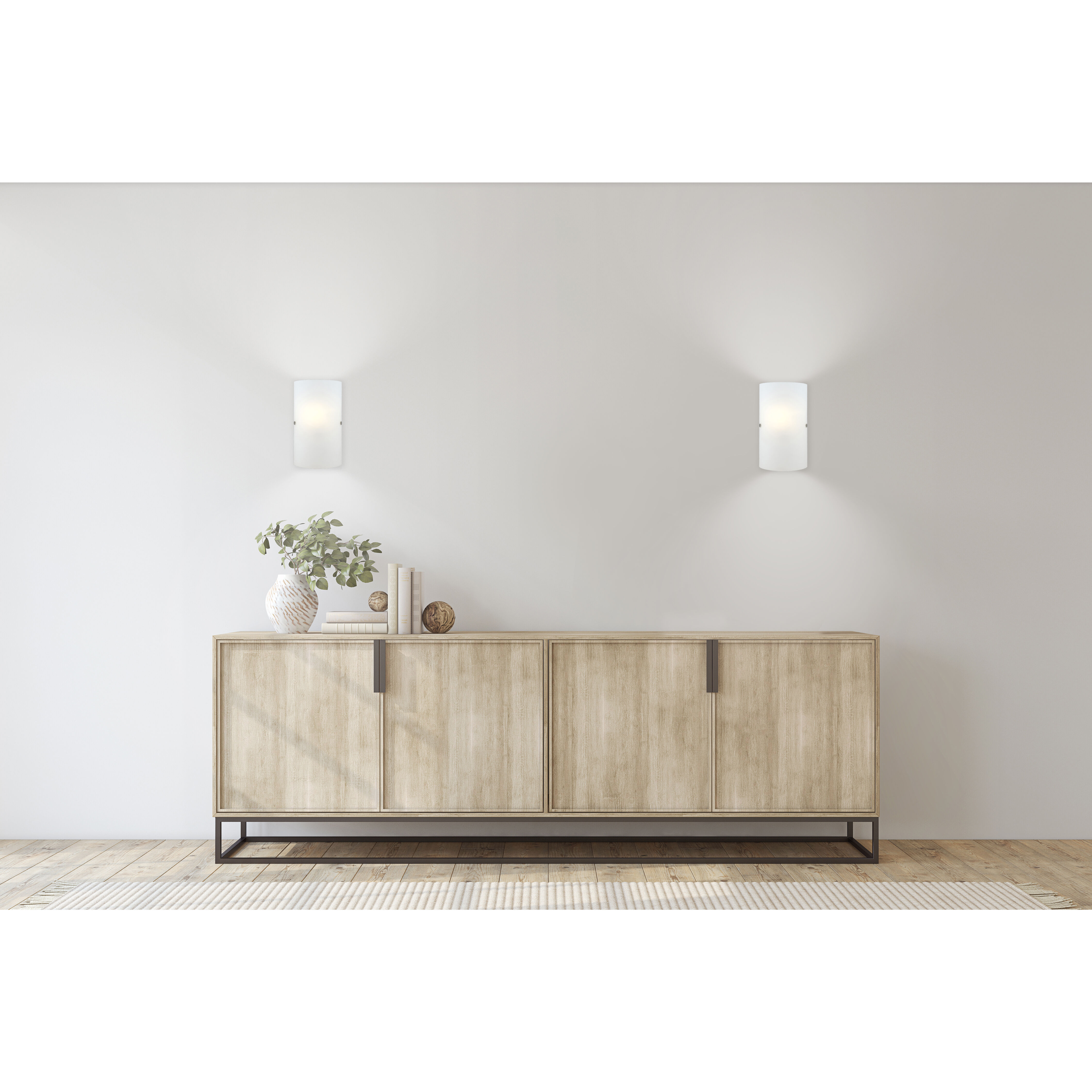 Troy 3 1 Light 7.1 inch Matte Nickel Wall Sconce Wall Light