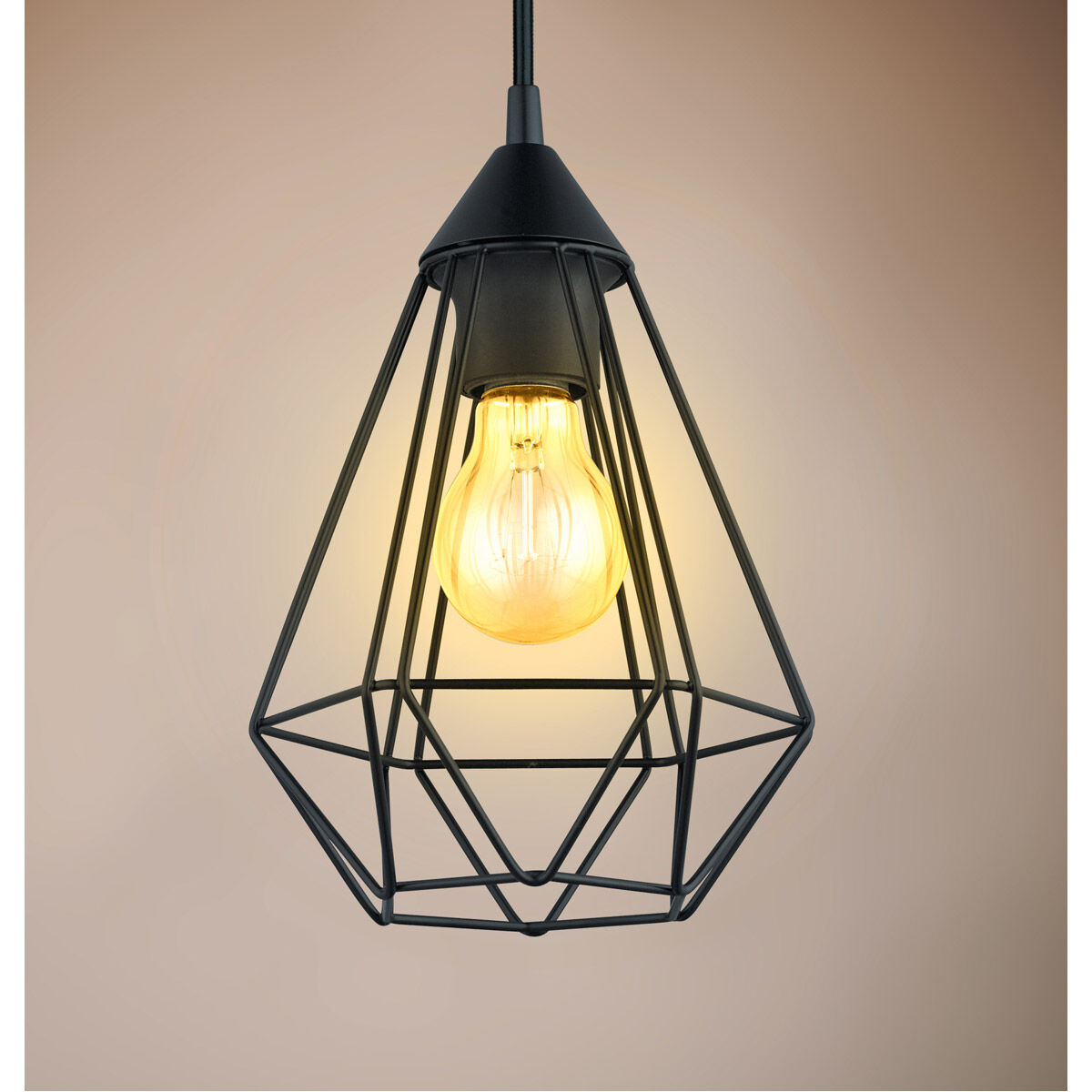 Tarbes 1 Light 6.85 inch Matte Black Pendant Ceiling Light