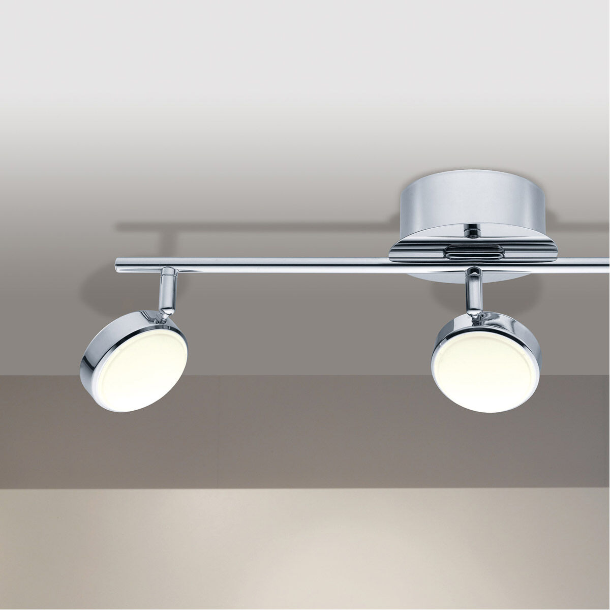Salto 3 Light 120 Chrome Track Light Ceiling Light
