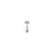 Eridan Chrome and Shiny White 50 watt 6 Light Spot Light