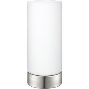 Mayna 9 inch 60.00 watt Matte Nickel Table Lamp Portable Light
