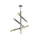 Drucker 7 Light 28.37 inch Chrome Pendant Ceiling Light