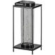Solar 11.22 inch 0.06 watt Black Outdoor Table Lamp