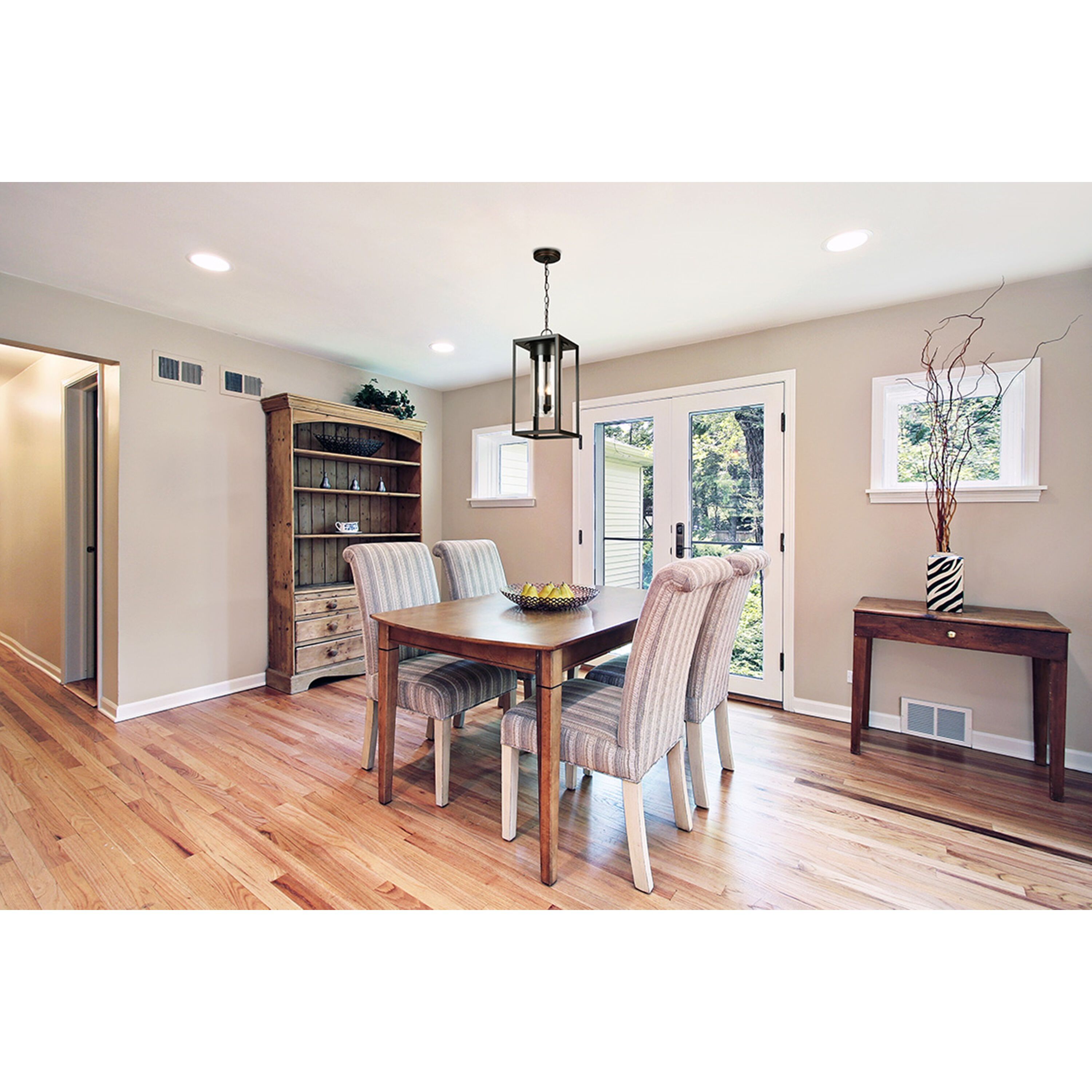 Walker Hill 3 Light 9.37 inch Oil Rubbed Bronze Outdoor Pendant